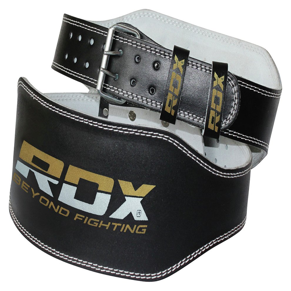 RDX Medium Weight Lifting Padded Belt - Black